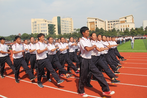 公司新生军训工作圆满结束
